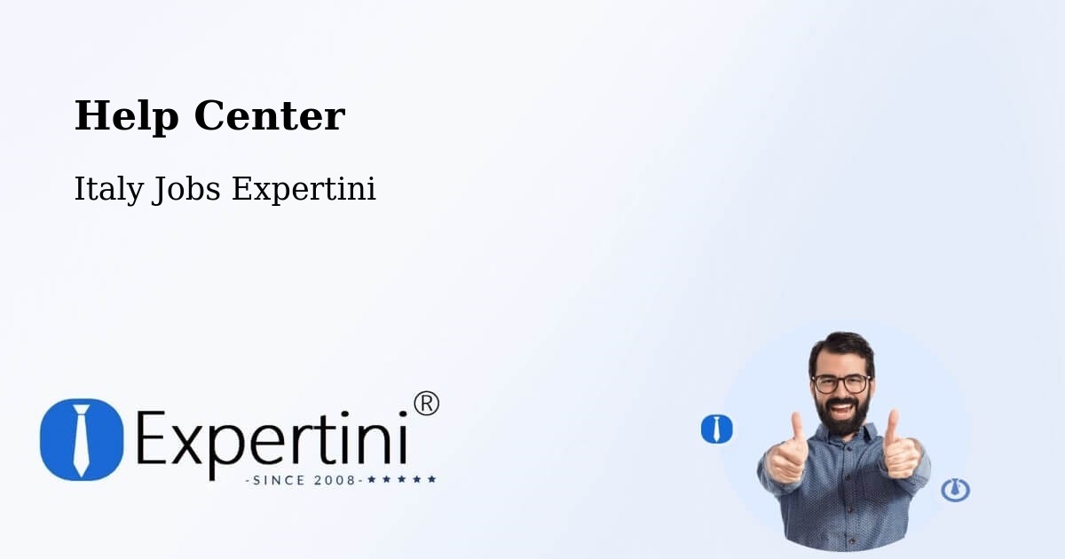 Help Center – Prezza - Italy Jobs Expertini