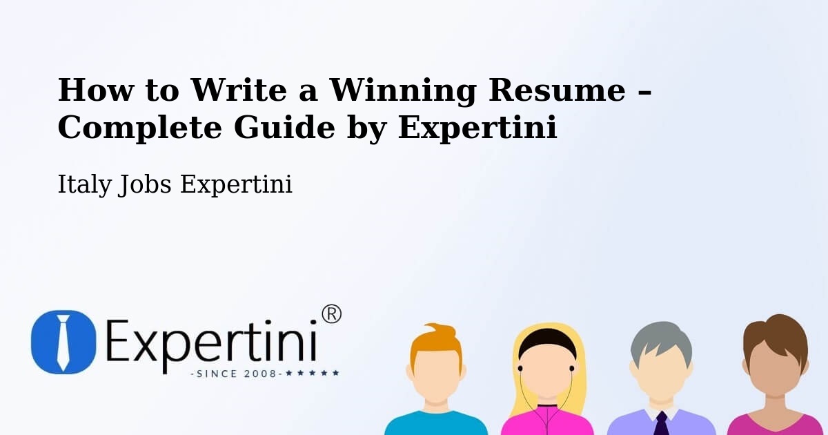 Resume Writing Guide for Job Seekers – Prezza - Prezza, Italy Jobs Expertini