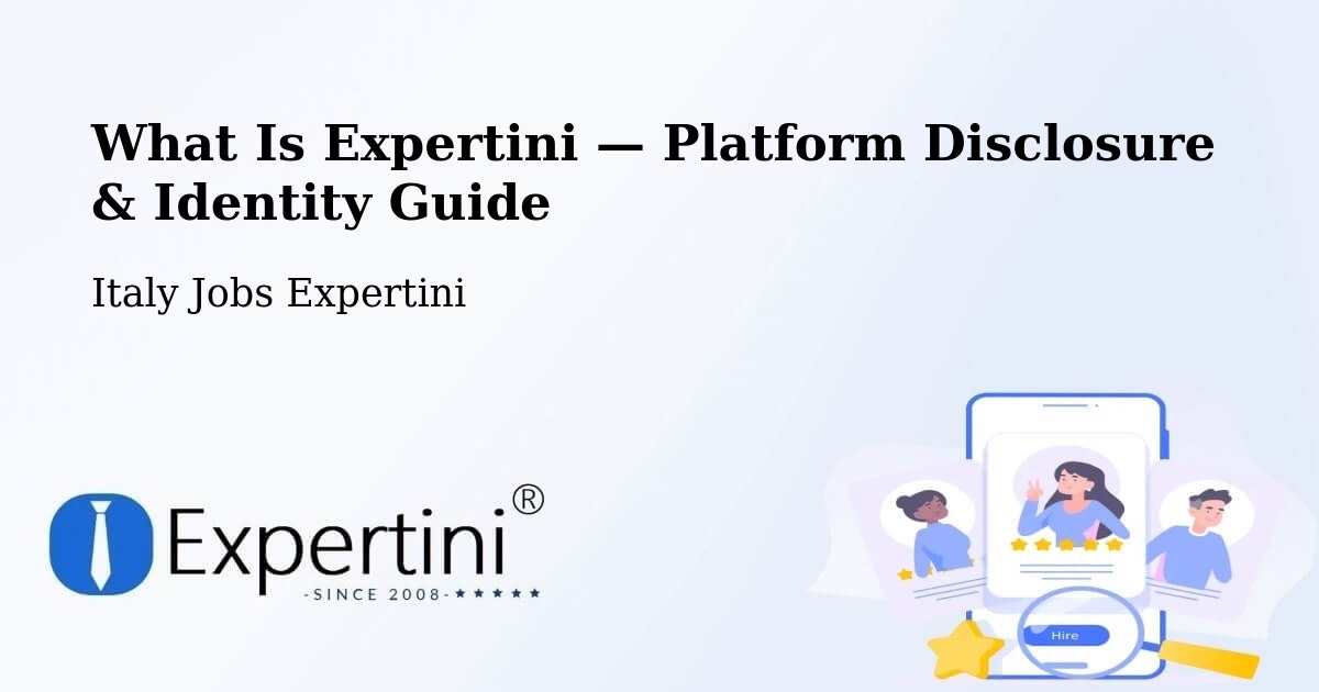 What Is Expertini — Platform Disclosure & Identity Guide – Prezza